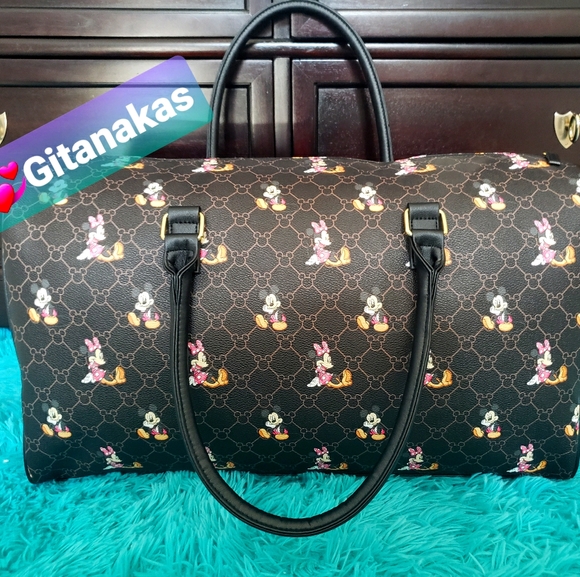 Disney Mickey & Minnie Monogram Weekender Bundle - Picture 5 of 13